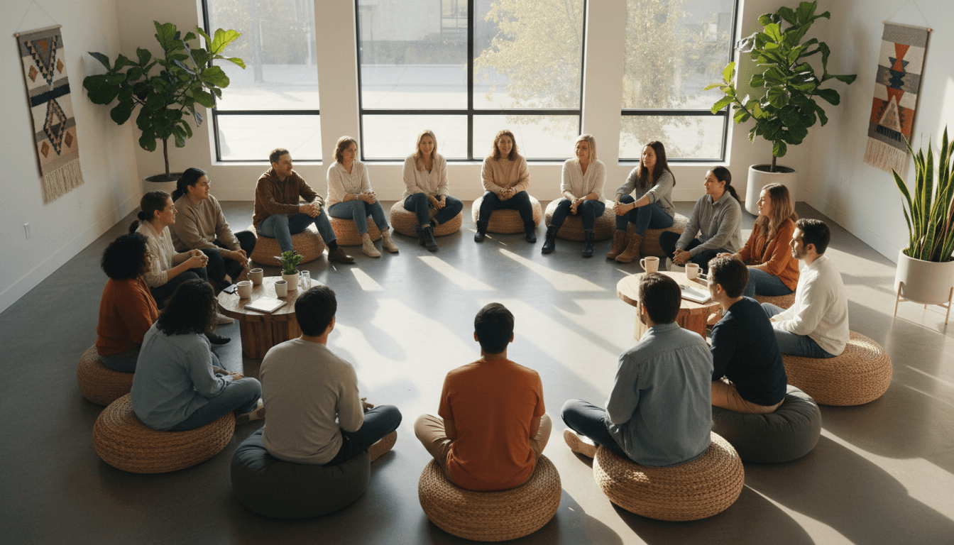 First Up Radio community members together