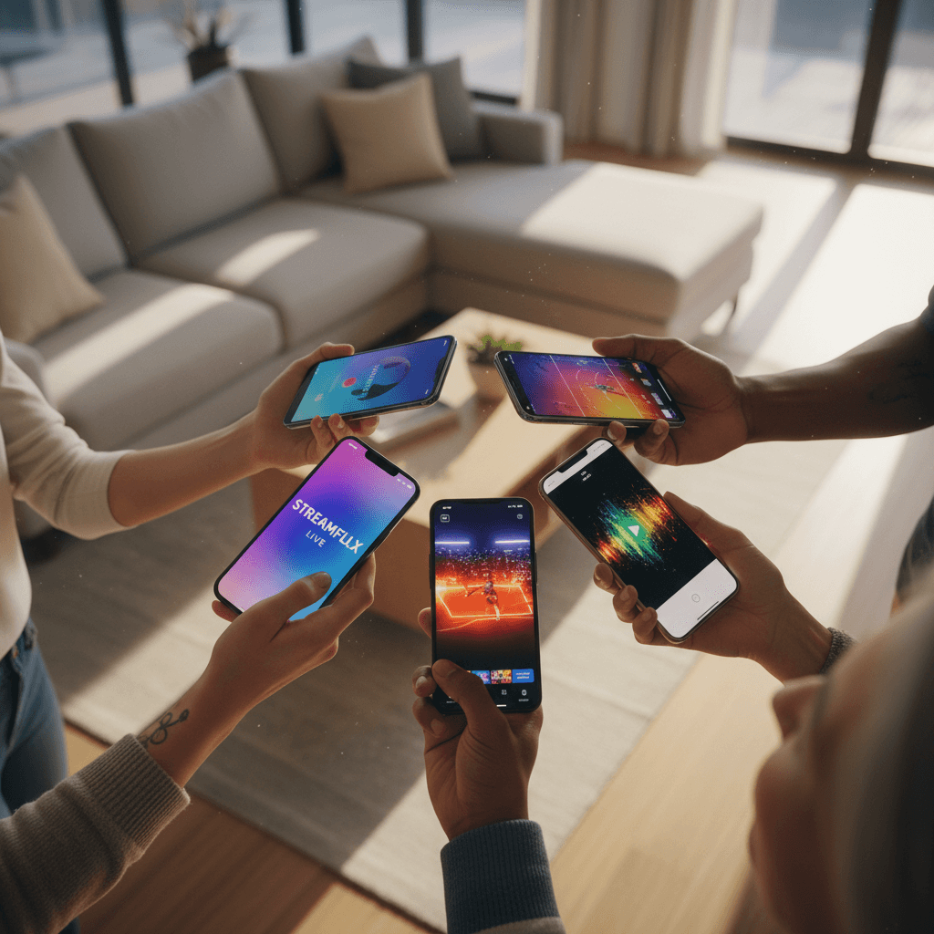 Instagram feed displayed on smartphone