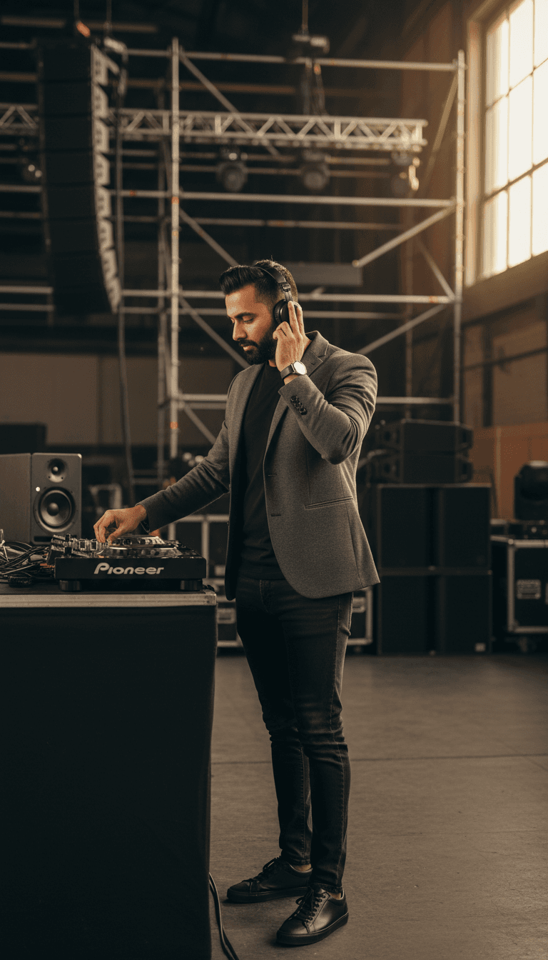 Dj Tonka in radio studio